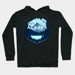 Alaskan landscape. Hoodie